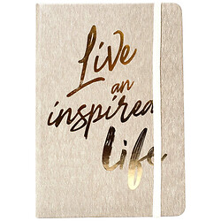 Блокнот А5 кожзаменитель на резинке с тиснением, 80 листов