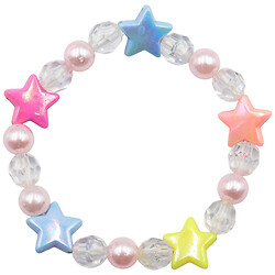 Браслет на руку детский с бусинами микс