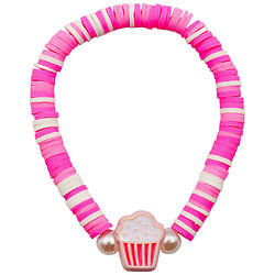 Браслет на руку детские бусины с фигуркой