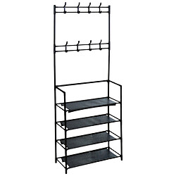 Вешалка для одежды с 4 полками Storage Solutions