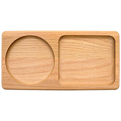 Менажниця для закусок дерев'яна прямокутна, 11,5х23 см