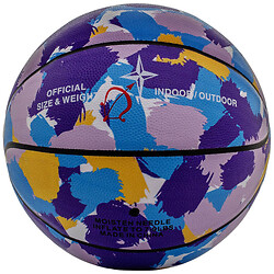 Мяч баскетбольный надувной с принтом