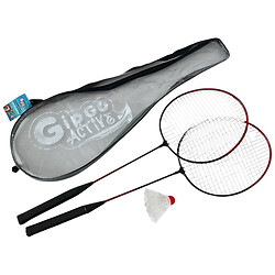 Набор для бадминтона: ракетки металлические+волан, GipGo