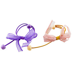 Набор резинок для детских волос с бантиком