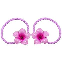 Набір резинок для волосся з декором "Квіти"