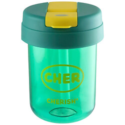 Бутылка-поилка детская пластиковая с трубочкой