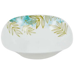 Салатник скляний Vittora Square Золота гілка, d=190 мм