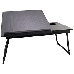 Столик для ноутбука раскладной с подстаканником, Серый