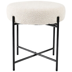 Табурет декоративний металевий тканинне сидіння TRENDS 4 YOU