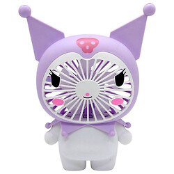 Вентилятор "MINI FAN: KUROMI", вбудований акумулятор, USB Type-C, у коробці, Mic