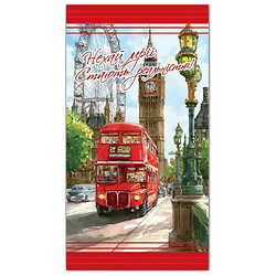 Конверт вітальний для грошей, 16.5х9х0, 5 см, Експрес Удачі