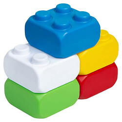 Набор детский "Mega Brick №1", на 4 кнопки, 5 штук, Bamsic