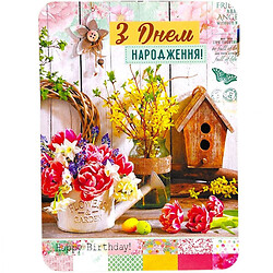 Вітальна листівка, набір 10 шт., FIESTA
