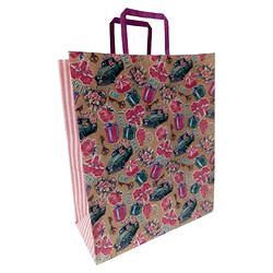 Пакет бумажный с ручками, бурый, 32х15х38 см, 5 шт. в упаковке, Bourgeois