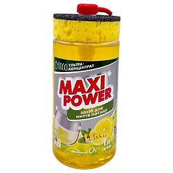 Засіб для миття посуду "MAXI POWER. Лимон", 1л