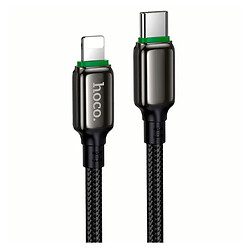 USB кабель Hoco X127 Exceed Apple iPhone SE 2022 / iPhone 14 Pro Max / iPhone 14 Plus / iPhone 14 Pro / iPhone 14 / iPhone 13 Pro / iPhone 13 Mini / iPhone 13 / iPhone 13 Pro Max / iPhone 12 Mini / iPhone 12 Pro Max, Lightning, 1.0 м., Чорний