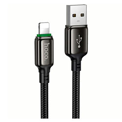 USB кабель Hoco X127 Exceed Apple iPhone SE 2022 / iPhone 14 Pro Max / iPhone 14 Plus / iPhone 14 Pro / iPhone 14 / iPhone 13 Pro / iPhone 13 Mini / iPhone 13 / iPhone 13 Pro Max / iPhone 12 Mini / iPhone 12 Pro Max, Lightning, 1.0 м., Чорний