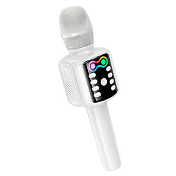 Мікрофон-колонка Hoco L24 Shine, Білий