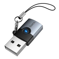 Перехідник Hoco UA46B, USB, Type-C, Сірий