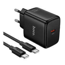 СЗУ Hoco N83 Profit, С кабелем, Type-C, USB, Черный