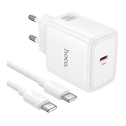 СЗУ Hoco N83 Profit, С кабелем, Type-C, USB, Белый
