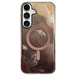 Чехол (накладка) Samsung Galaxy S26 Edge / Galaxy S26 Plus, Shiny Mountain, MagSafe, Шоколадный