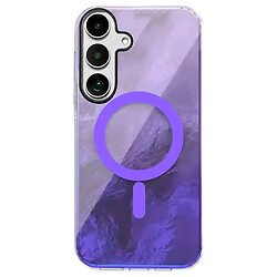 Чехол (накладка) Samsung Galaxy S26 Edge / Galaxy S26 Plus, Shiny Mountain, MagSafe, Фиолетовый