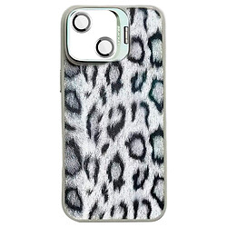 Чехол (накладка) Apple iPhone 13 / iPhone 14, Epik Wild Leopard Lens, MagSafe, Серый