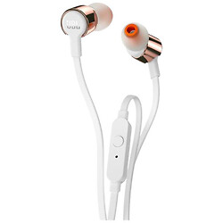 Гарнитура JBL T210, С микрофоном, Золотой