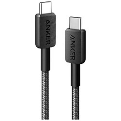 Кабель Anker 322, Type-C, 0.9 м., Чорний