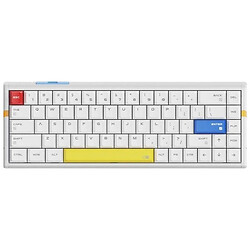 Клавиатура ATK RS6 Ultra Aluminum Hall Effect, Белый