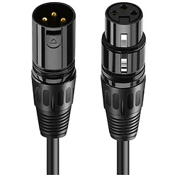 Микрофонный кабель Cabletime PRO XLR 3P XLR, 2.0 м., Черный