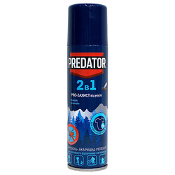 Средство репеллентное от клещей, комаров 2в1 PREDATOR "Pro-защита", аэрозоль, 150 мл