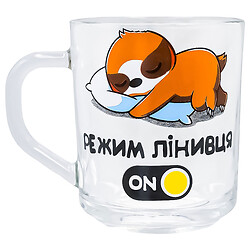 Кухоль скляний Galleryglass "Сонний експерт", 245 мл