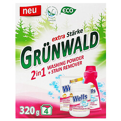 Порошок для стирки бесфосфатный универсальный 2в1 Grunwald Stain remover, 320 г