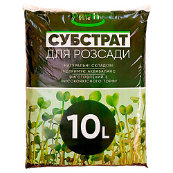Субстрат торф'яний Green Rich "Для розсади", 10 л