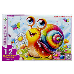 Игра-пазл "Улитка", 12 элементов, Київська Фабрика Іграшок