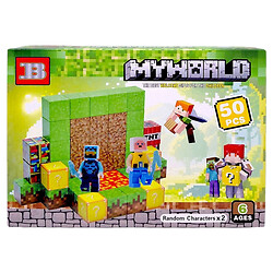 Магнитный конструктор "Майнкрафт/Minecraft", 50 деталей, Mic