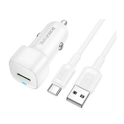 АЗУ Borofone BZ34 Cloud, С кабелем, Type-C, Белый