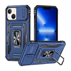 Чехол (накладка) Apple iPhone 15, Epik Camshield Army Ring, Navy, Синий