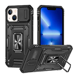 Чехол (накладка) Apple iPhone 15, Epik Camshield Army Ring, Черный