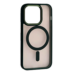 Чехол (накладка) Apple iPhone 14 Pro Max, Cristal Guard, MagSafe, Dark Green, Зеленый