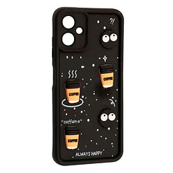 Чехол (накладка) Samsung A376 Galaxy А37 / Galaxy A37 5G, HAPPY Cookie, Черный
