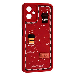 Чехол (накладка) Samsung A376 Galaxy А37 / Galaxy A37 5G, HAPPY Cookie, Marsala, Бордовый