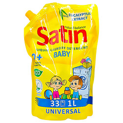 Засіб для прання дитячих речей рідкий Satin Natural Balance, 1 л
