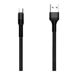 USB кабель WUW X192, Type-C, 2.0 м., Чорний