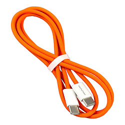 USB кабель WUW X200, Type-C, 1.0 м., Помаранчевий