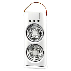 Вентилятор настольный Double Spray Fan, Белый