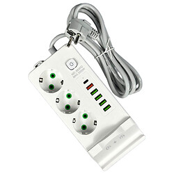 Мережевий подовжувач Power Socket 993PD, 2.0 м., Білий