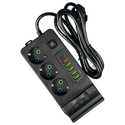 Сетевой удлинитель Power Socket 993PD, 2.0 м., Черный
